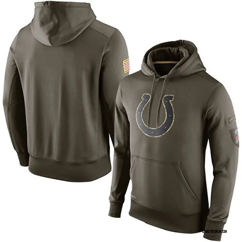 Nike Men's Indianapolis Colts Salute to Service Hoodie - Macy's